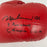 Muhammad Ali "3 Time World Champion" Signed Inscribed Boxing Glove JSA COA