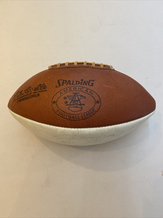 1969 Kansas City Chiefs Super Bowl Champs Team Signed AFL Game Football JSA COA