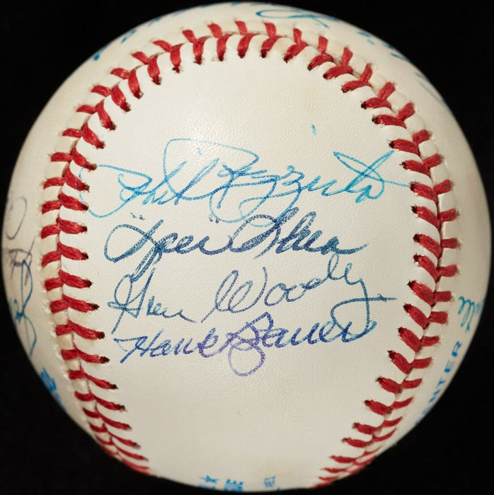 1951 New York Yankees World Series Champs Signed Baseball Mickey Mantle Beckett