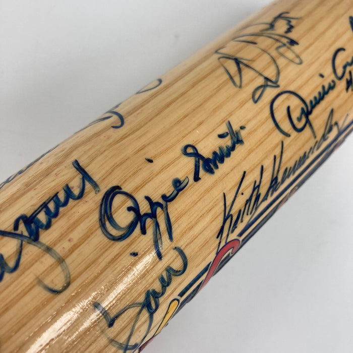 1982 St. Louis Cardinals World Series Champs Team Signed Baseball Bat JSA COA
