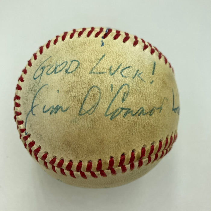 1979 Baltimore Orioles Opening Day Multi Signed Game Used Baseball JSA COA