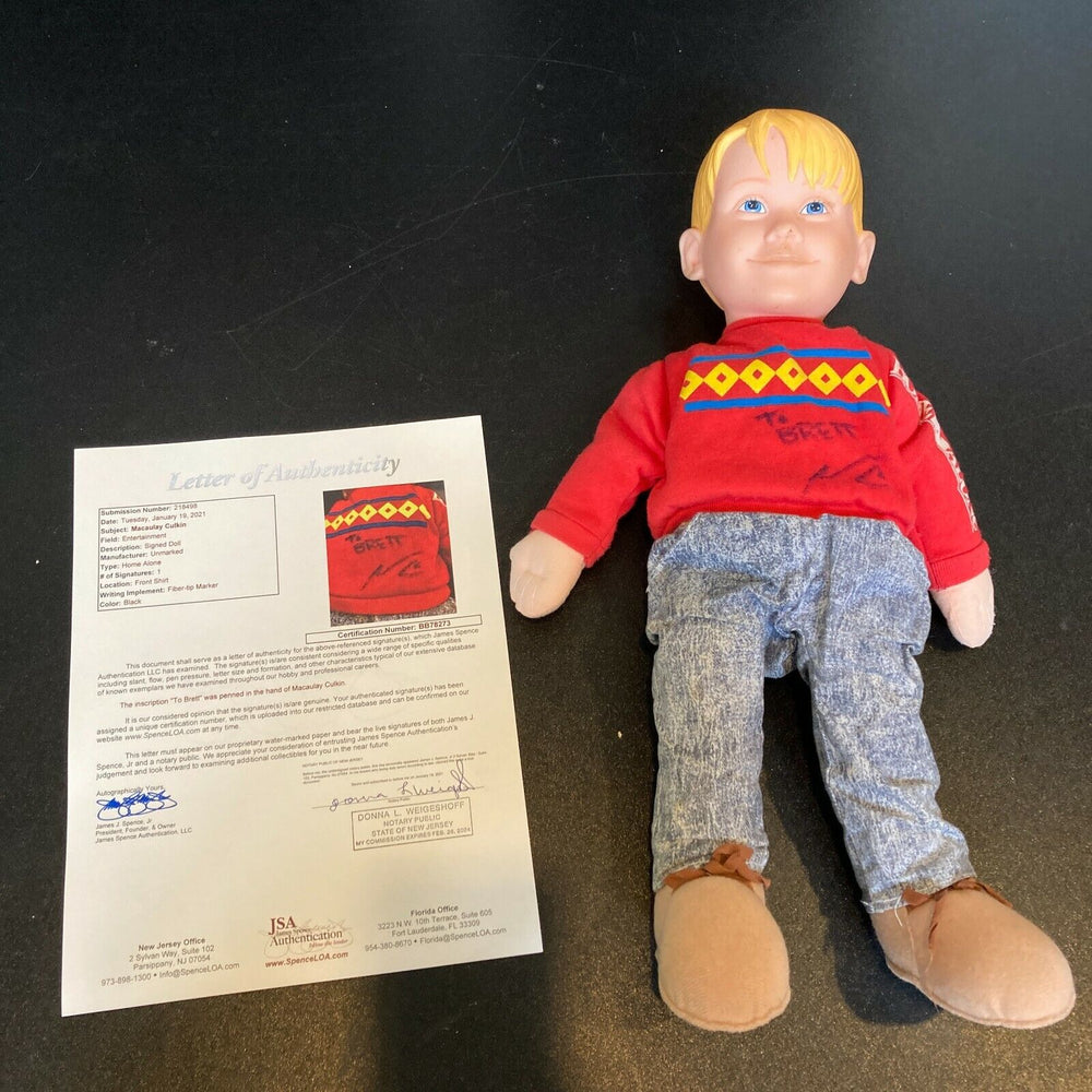 Macaulay Culkin Signed Autographed Original Home Alone Talking Doll JSA COA