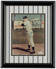 Mickey Mantle "1951 No.6" Signed Inscribed 8x10 Photo Framed JSA COA