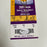 Kobe Bryant Signed 2001 NBA Finals Los Angeles Lakers Full Ticket JSA COA