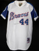 Hank Aaron Signed Atlanta Braves 715 Home Runs Mitchell & Ness Jersey PSA DNA