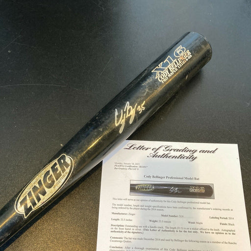Cody Bellinger Signed 2014 Game Used Rookie Baseball Bat PSA DNA GU 9 Dodgers