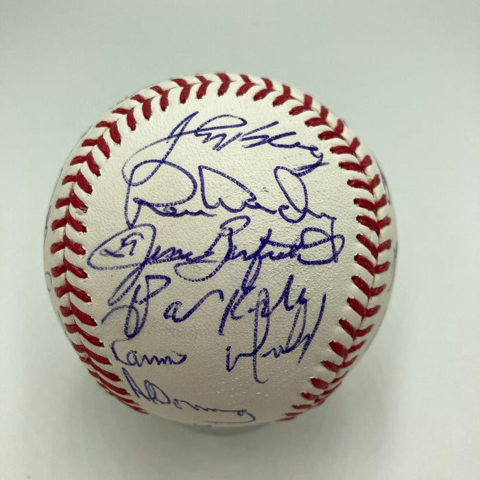Rickey Henderson Don Larsen New York Yankees Legends Multi Signed Baseball