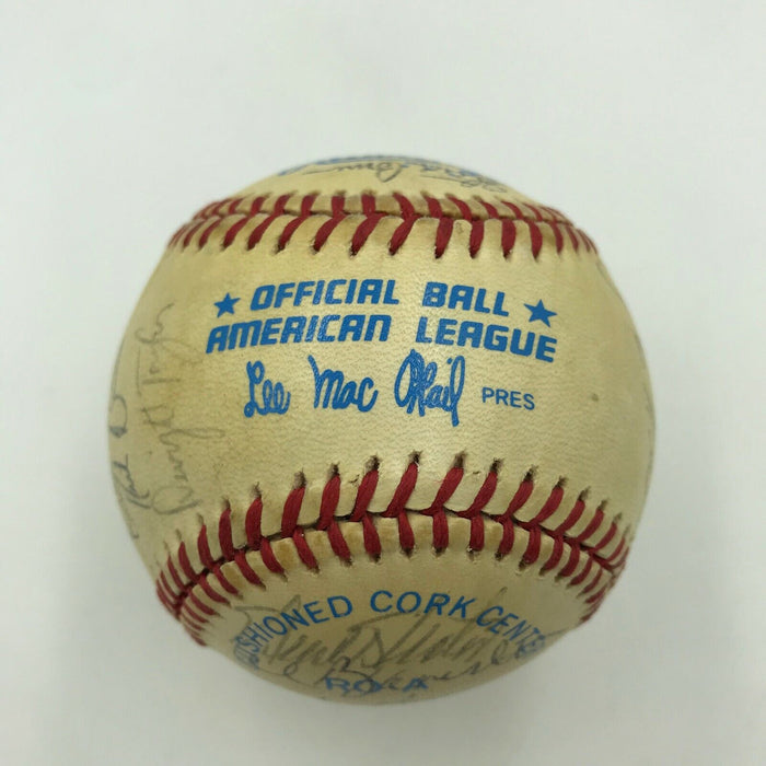 1979 Cleveland Indians Team Signed Official American League Baseball
