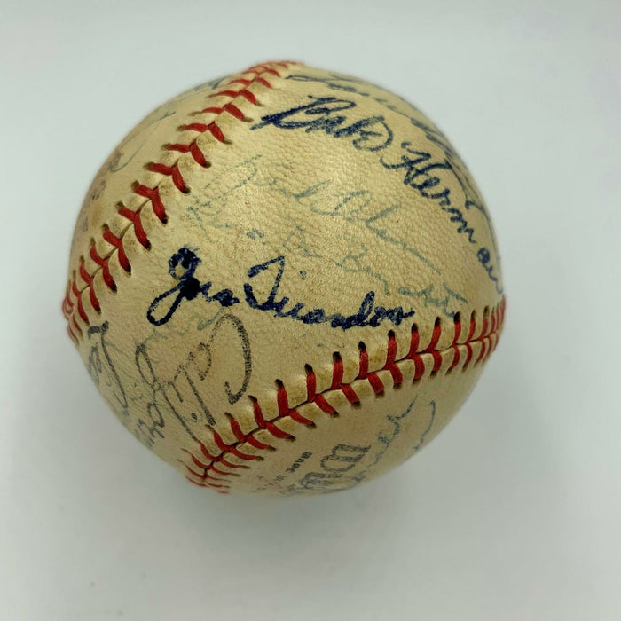 Earliest Known Billy Martin 1947 Oakland Oaks Team Signed Baseball JSA COA