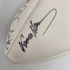 John Elway Franco Harris Brett Favre Hall Of Fame Multi Signed Football JSA