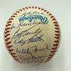 1961 New York Yankees World Series Champs Team Signed Baseball Mickey Mantle JSA
