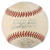 Hank Aaron Eddie Mathews Signed Vintage 1973 American League Cronin Baseball JSA