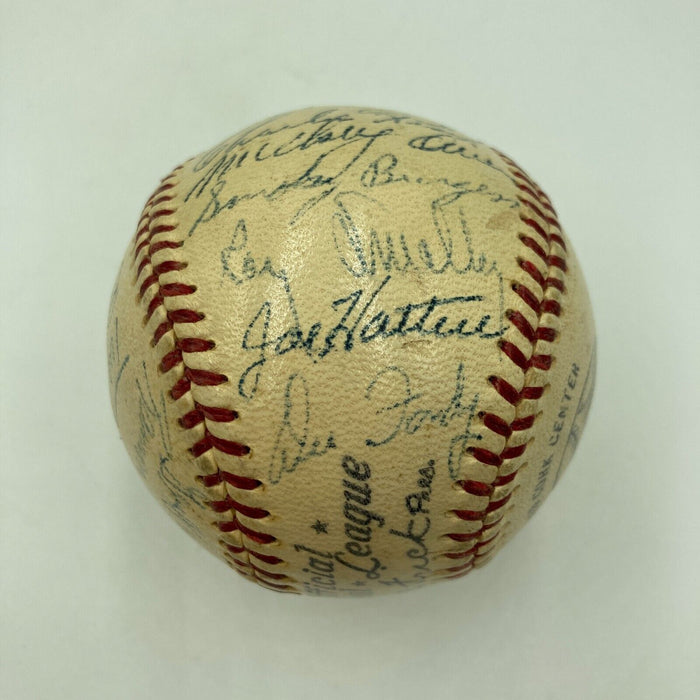 Frankie Frisch 1951 Chicago Cubs Team Signed National League Baseball PSA DNA