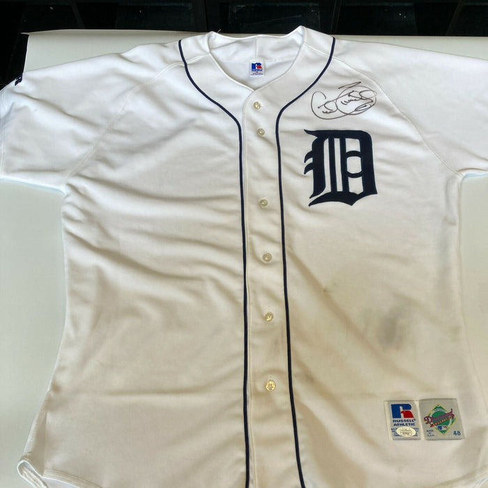 Cecil Fielder Signed Authentic 1990's Detroit Tigers Game Model Jersey JSA COA