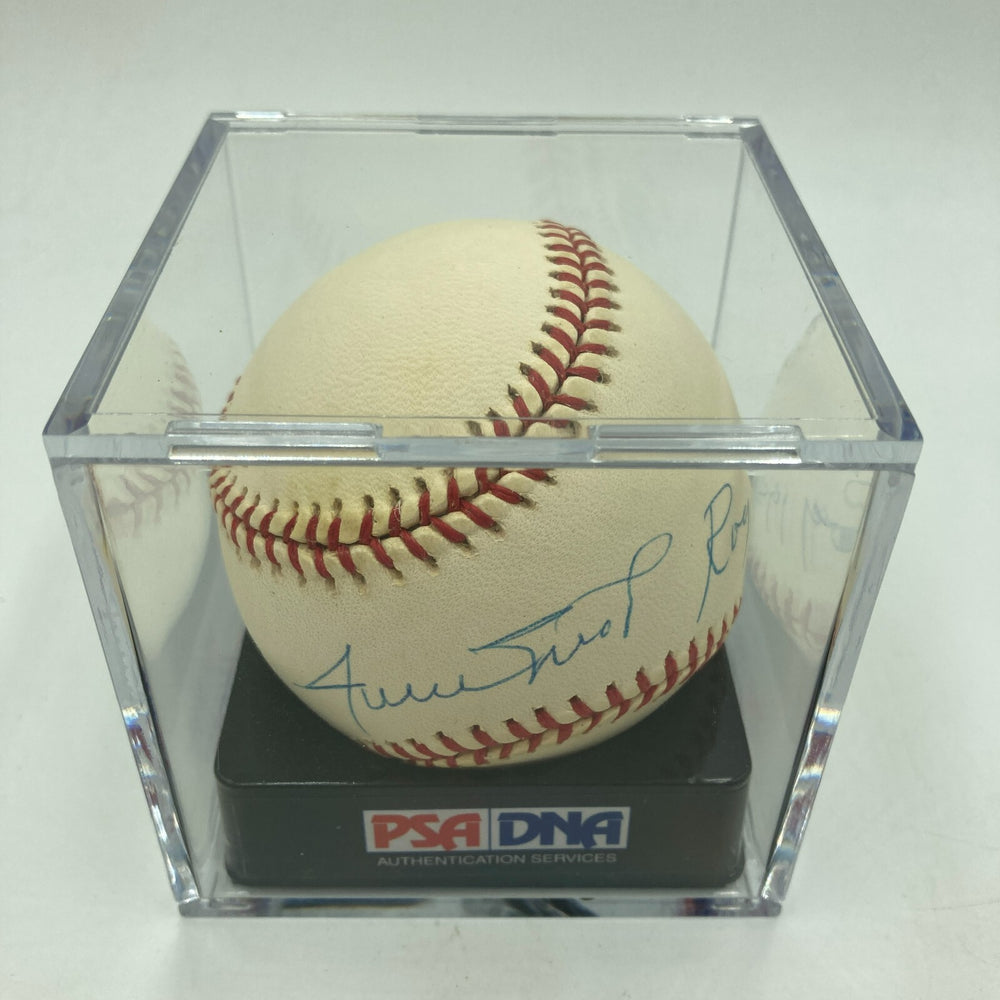 Willie Mays "1951 Rookie Of The Year" Signed Baseball PSA DNA Graded MINT 9