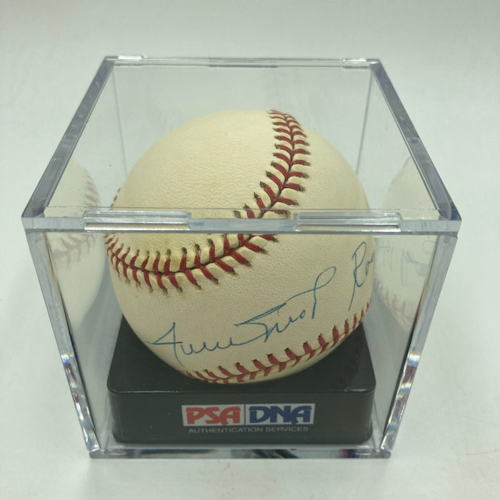 Willie Mays "1951 Rookie Of The Year" Signed Baseball PSA DNA Graded MINT 9