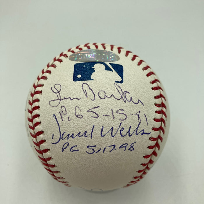 Sandy Koufax Perfect Game Pitchers Signed Baseball With Inscriptions JSA COA