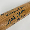 Mint All Century Team Signed Bat 10 Sigs With Willie Mays & Hank Aaron JSA COA