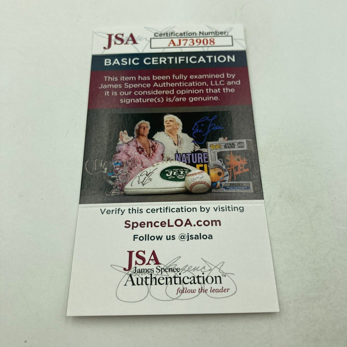 Bert Blyleven Signed Heavily Inscribed STAT Major League Baseball JSA COA