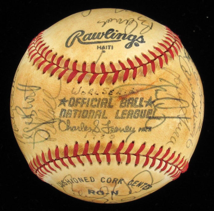 1980 Kansas City Royals American League Champs Team Signed Baseball George Brett