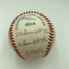 Nolan Ryan Signed Heavily Inscribed STAT American League Baseball JSA COA RARE