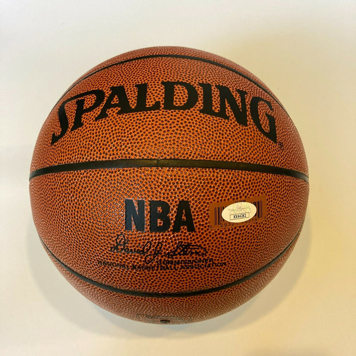 Phil Knight & Reggie Miller 2012 HOF Induction Class Signed Basketball JSA COA