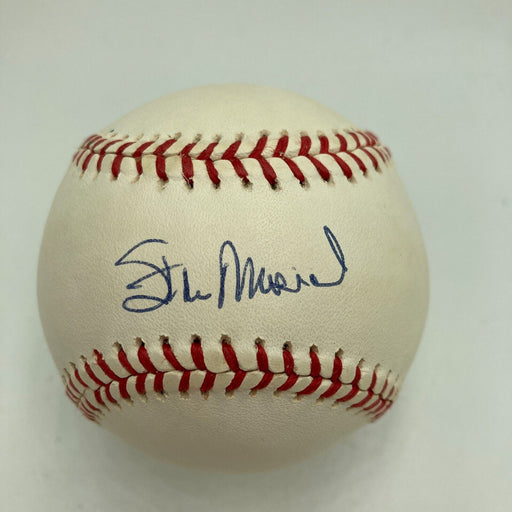 Nice Stan Musial Signed Official National League Baseball JSA COA