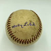 Mickey Lolich Signed Career Win No. 43 Final Out Game Used Baseball Beckett COA