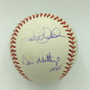 Derek Jeter Yogi Berra Mattingly Ford Rizzuto Yankees MVP&#39;s Signed Baseball PSA