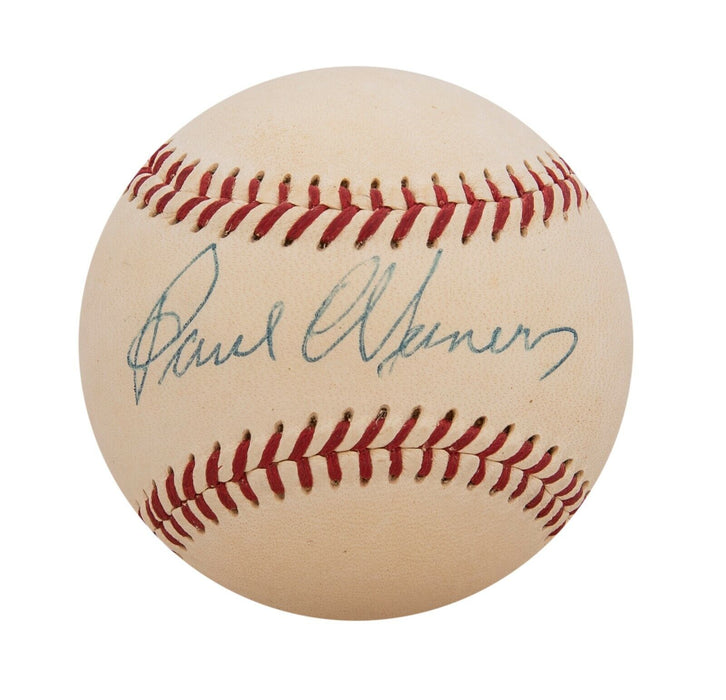 The Finest Paul Waner Single Signed American League Baseball With Beckett COA