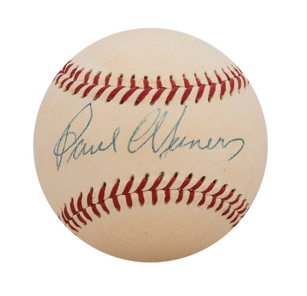 The Finest Paul Waner Single Signed American League Baseball With Beckett COA
