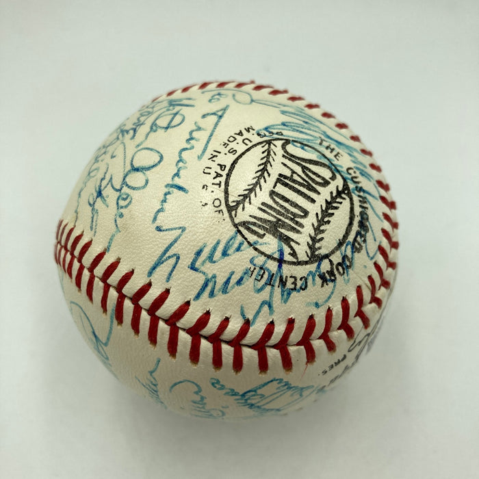 The Finest 1969 All Star Game Team Signed Baseball Roberto Clemente JSA COA