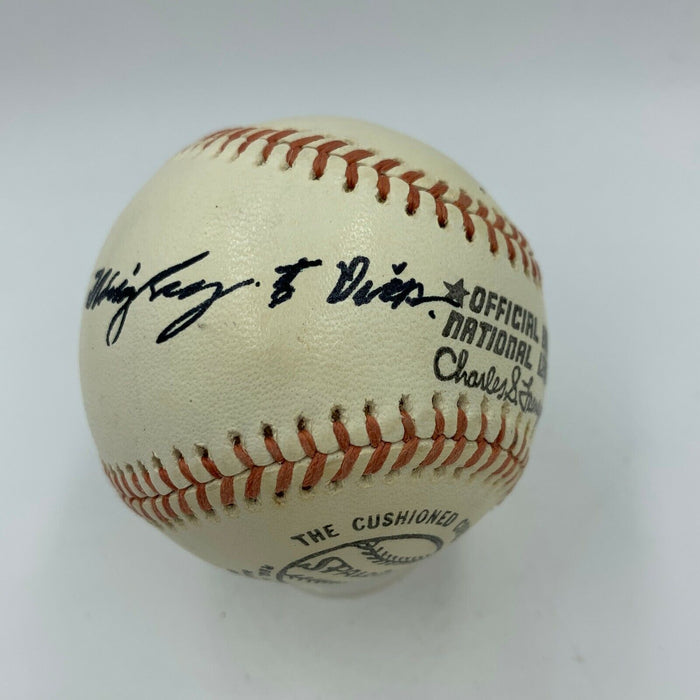 Philip K. Wrigley Single Signed Baseball Chicago Cubs Owner JSA COA Very Rare