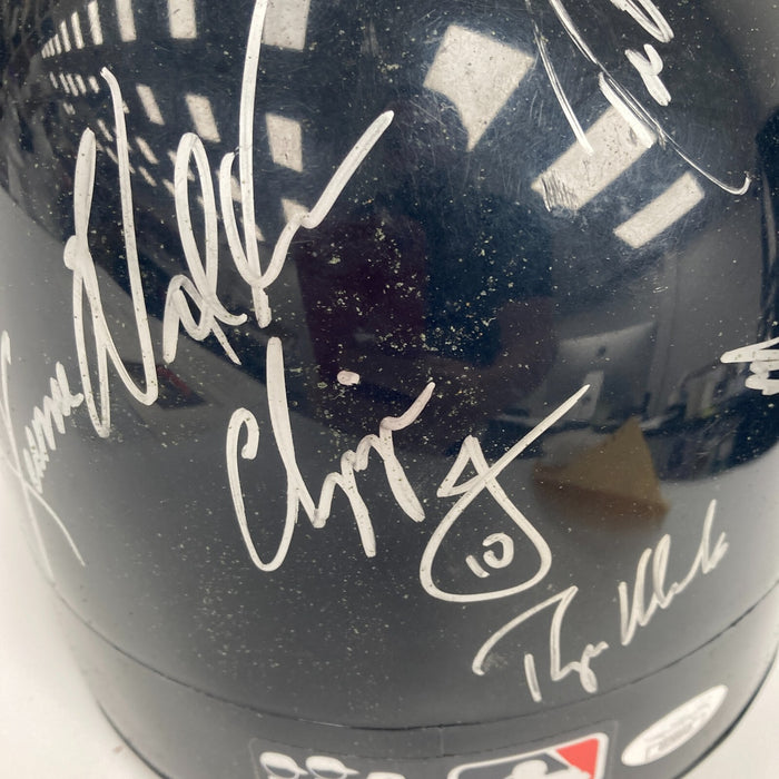 1995 - 1996 Atlanta Braves Team Signed Authentic Atlanta Braves Helmet JSA COA