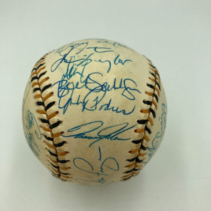1994 All Star Game National League Team Signed Baseball Barry Bonds PSA DNA COA