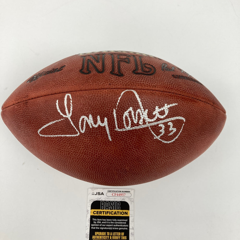 Tony Dorsett #33 Signed Official NFL Wilson Game Football JSA COA