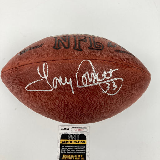 Tony Dorsett #33 Signed Official NFL Wilson Game Football JSA COA