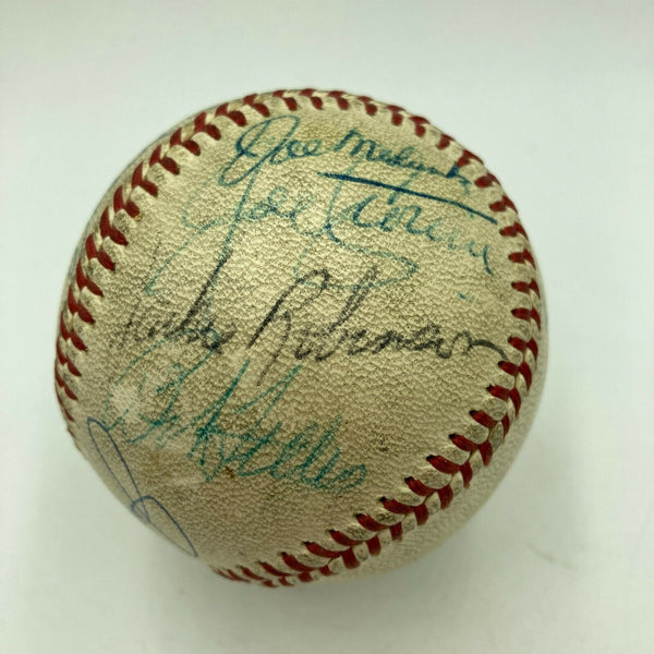 Beautiful Jackie Robinson Jimmie Foxx Hall Of Fame Multi Signed Baseball JSA COA