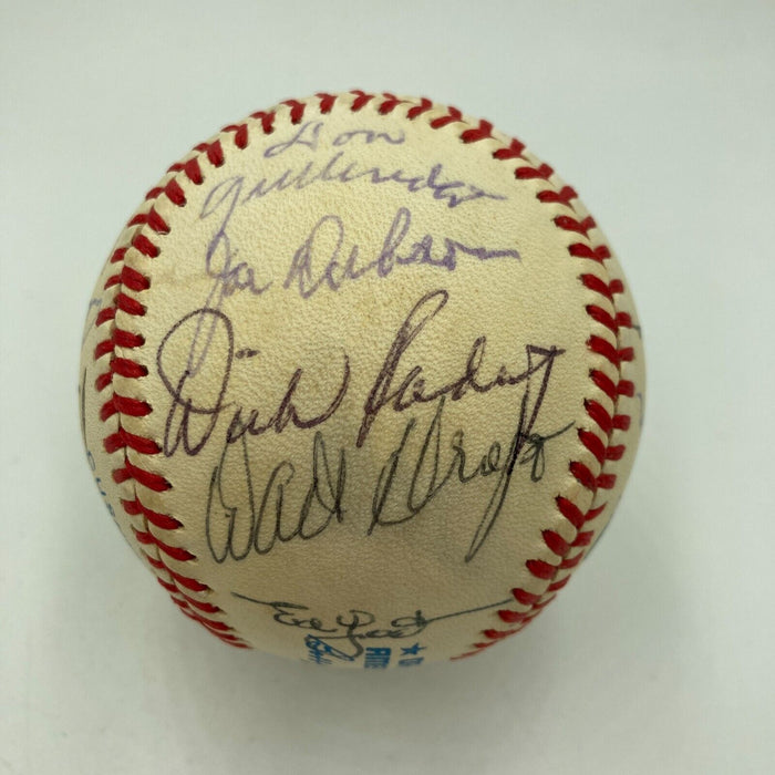 Ted Williams & Joe Dimaggio Hall Of Fame Multi Signed Baseball JSA COA