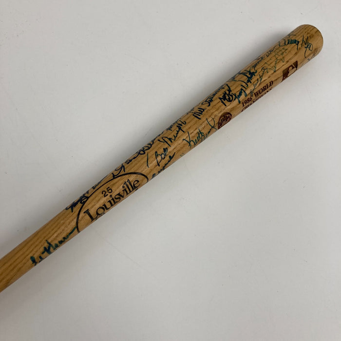 1986 New York Mets World Series Champs Team Signed Mini Bat 30+ Sigs  JSA COA