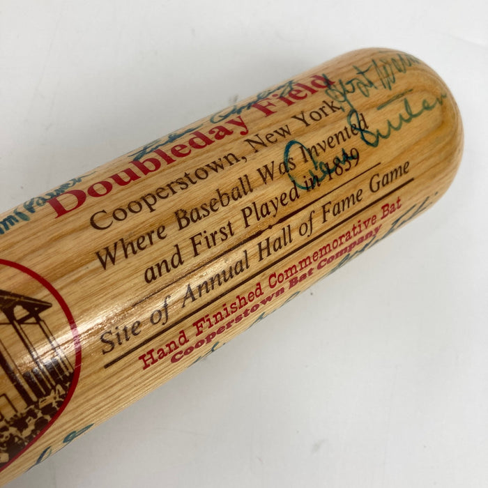 Beautiful Mickey Mantle Ted Williams 57 Sigs Hall Of Fame Multi Signed Bat BAS