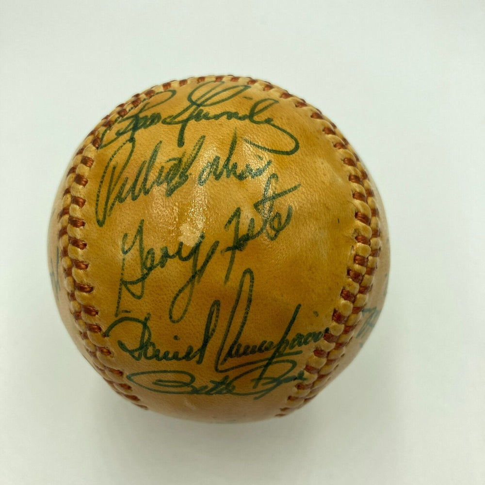 1972 Cincinnati Reds NL Champs Team Signed Baseball Big Red Machine JSA COA