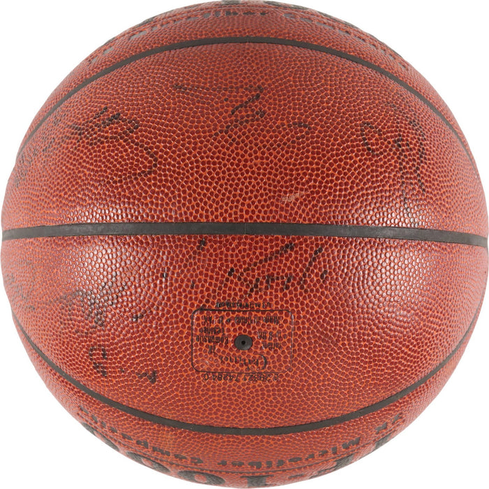 Kobe Bryant & Lebron James 2008 Team USA Signed Basketball Olympics PSA DNA