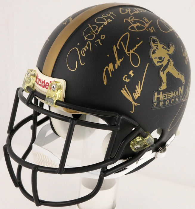Heisman Trophy Winners Signed Full Size Helmet 18 Sigs PSA DNA COA