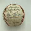 1960's St. Louis Cardinals Team Signed Baseball Bob Gibson Lou Brock Ken Boyer