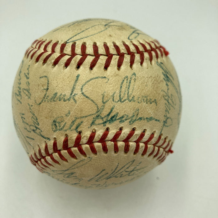 Ted Williams 1956 Boston Red Sox Team Signed Official American League Baseball