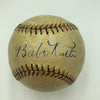 Stunning Babe Ruth Single Signed Autographed Baseball JSA COA