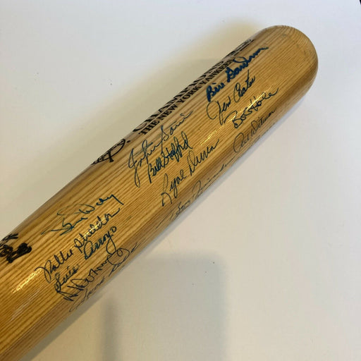 1961 New York Yankees World Series Champs Team Signed Baseball Bat PSA DNA