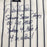 Derek Jeter Signed Heavily Inscribed 2000 World Series NY Yankees Jersey JSA COA
