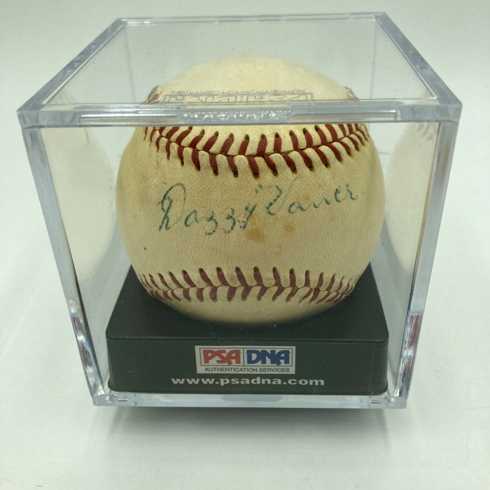 The Finest Dazzy Vance Single Signed National League Giles Baseball PSA DNA COA